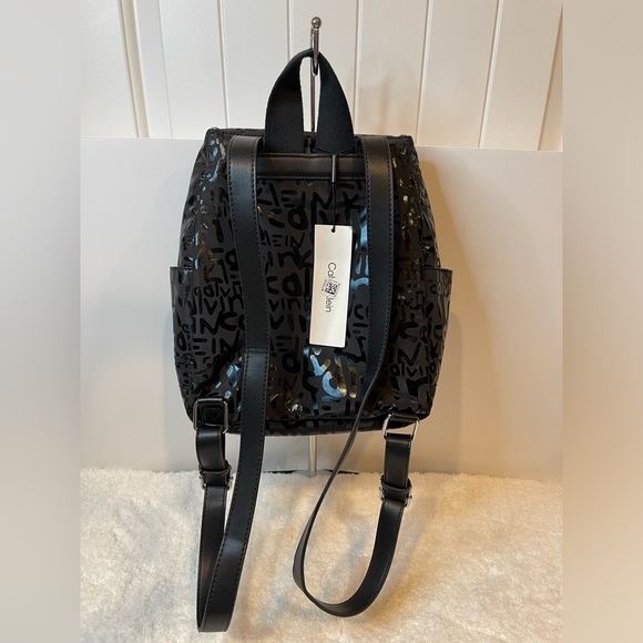 ?  NWT Calvin Klein Saddie Black Backpack main image 12